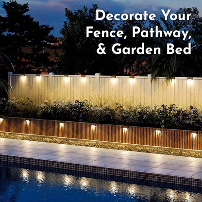 SolarGlow™ Outdoor Fence Lights